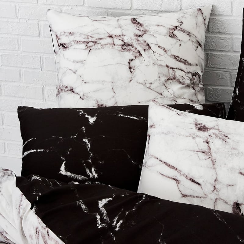 Marmo Quilt Cover Set White