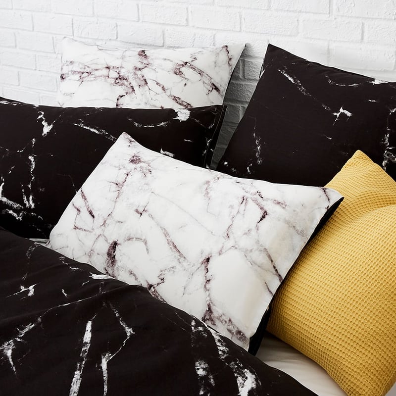 Marmo Quilt Cover Set White