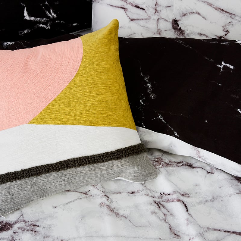 Marmo Quilt Cover Set White