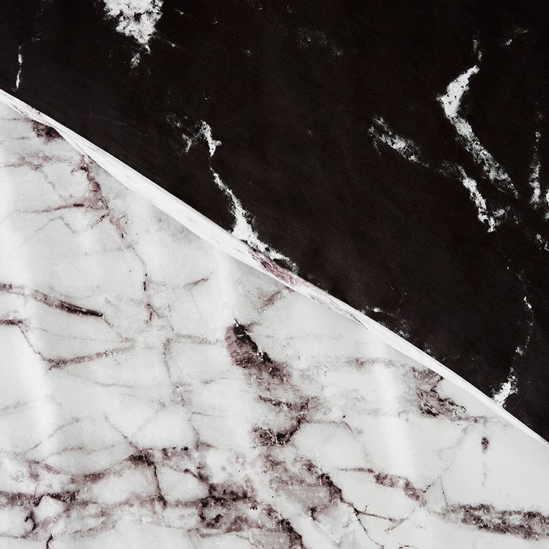 Marmo Quilt Cover Set White