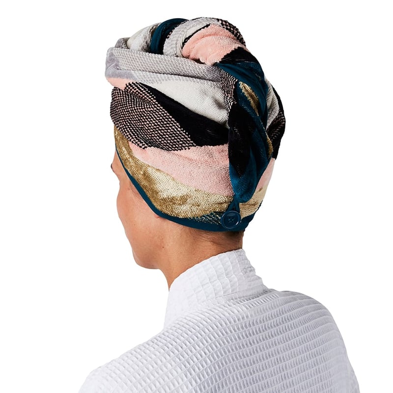 Ohio Hair Towel Wrap Gold Bliss