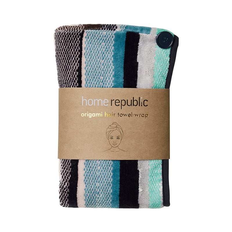 Origami Hair Towel Wrap Lilac Shimmer