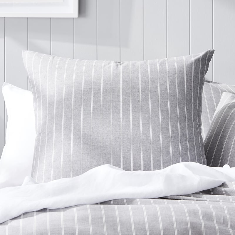 Srick Grey Quilt Cover Set