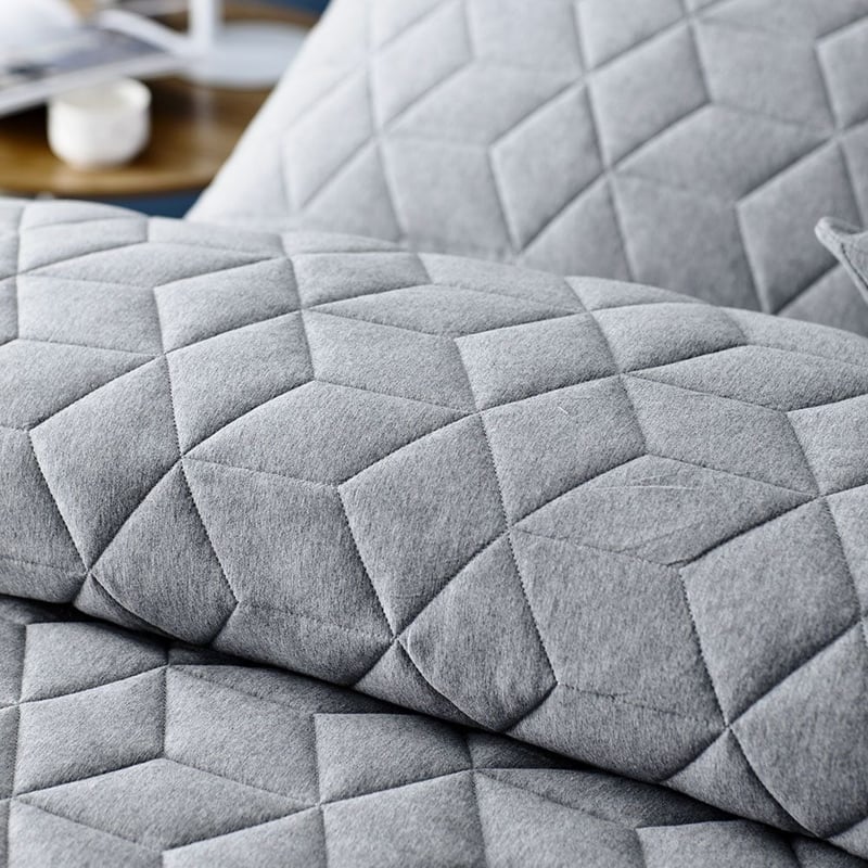 Empire Jersey Quilt Cover Grey