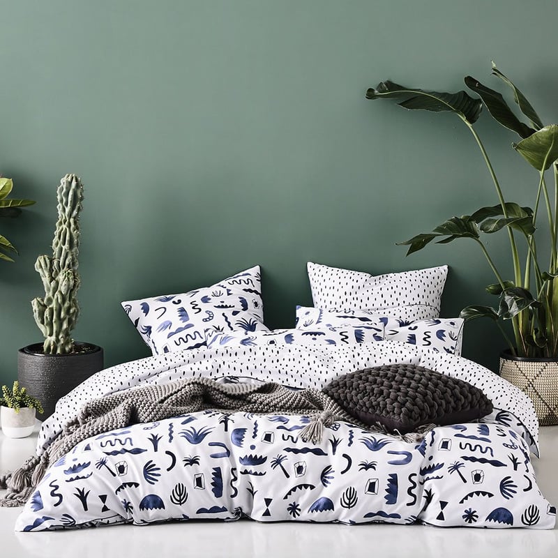 Mojave Quilt Cover Set Silver