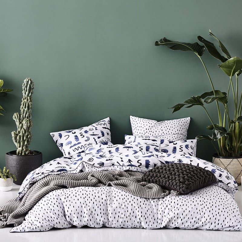 Mojave Quilt Cover Set Silver