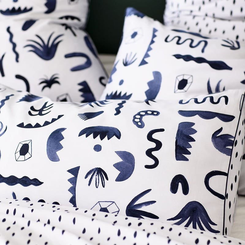 Mojave Quilt Cover Set Silver