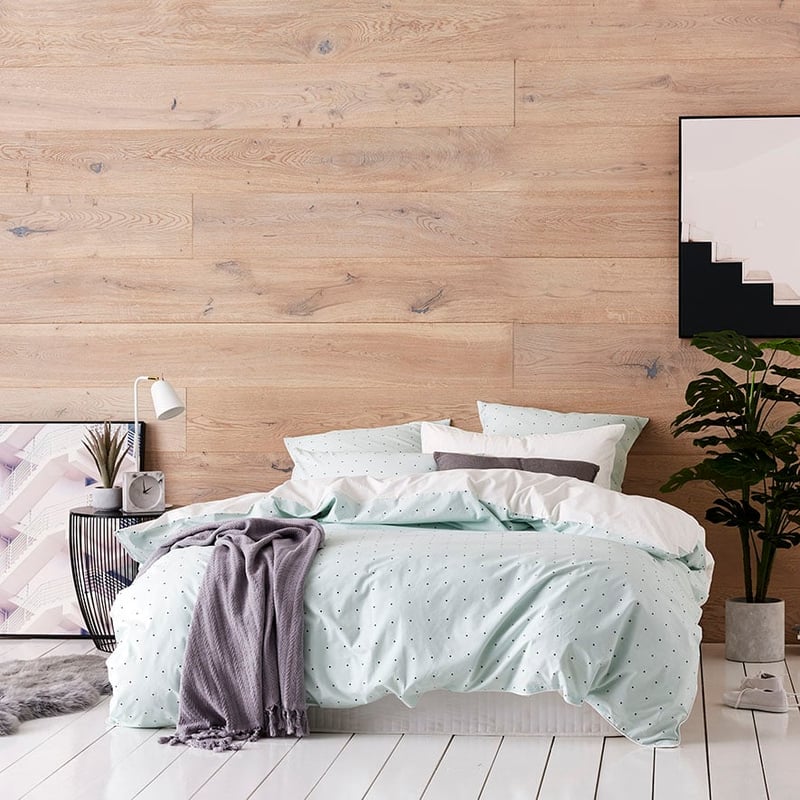 Microdot Quilt Cover Set Sky