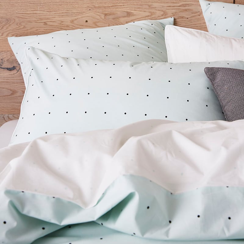 Microdot Quilt Cover Set Sky