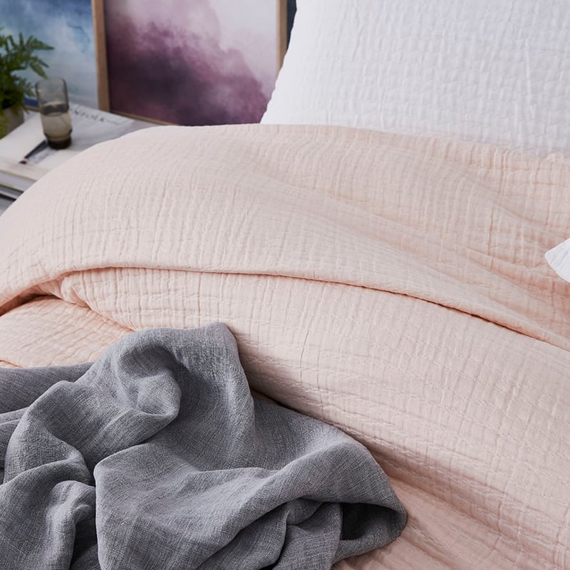 Loft Coverlet Shell Pink