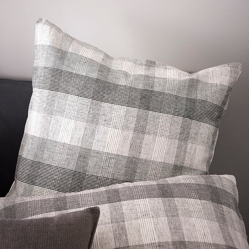 Aston Check Black and White Quilt Cover Set