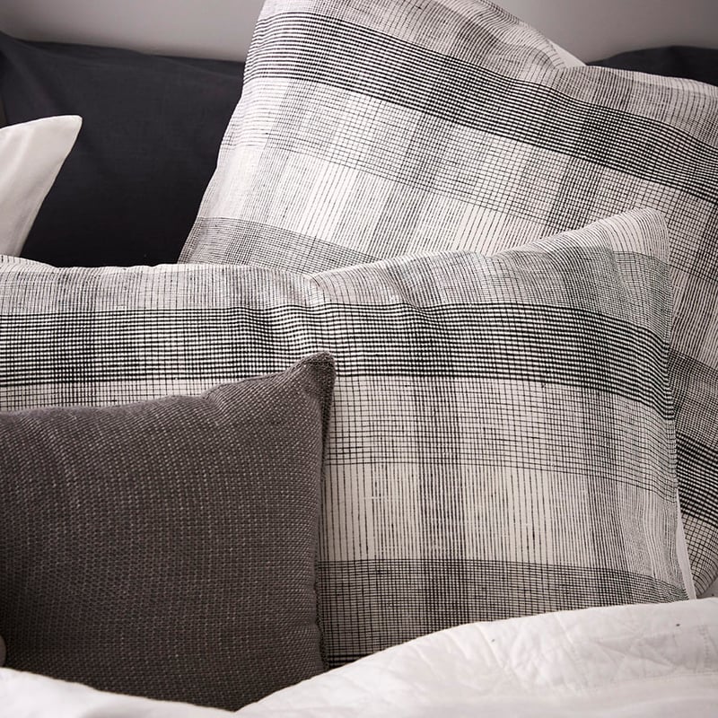 Aston Check Black and White Quilt Cover Set