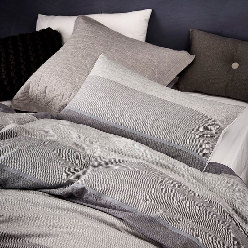 Hudson Quilt Cover Set Navy