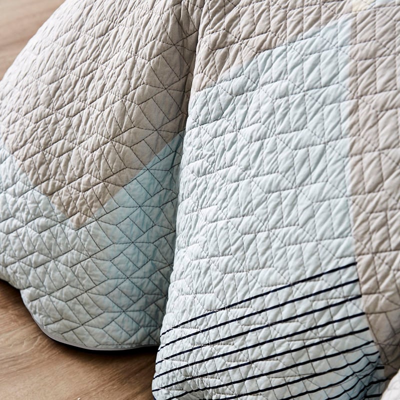 Phoenix Quilted Quilt Cover Sky 