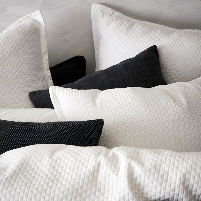 Sorrento Quilt Cover White