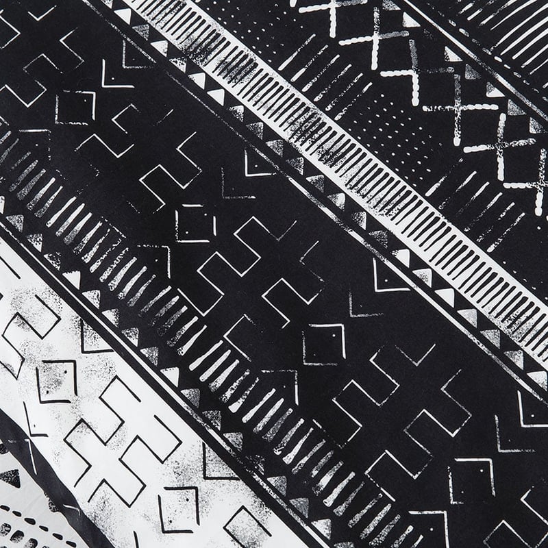 Dakota Quilt Cover Set Black