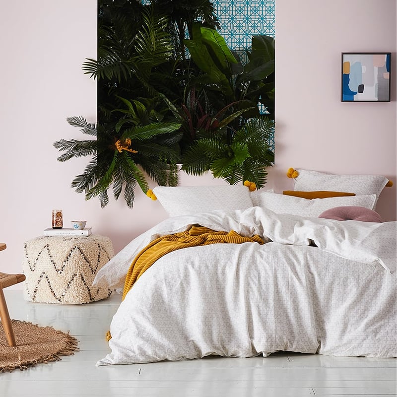 Fez Quilt Cover Set Silver