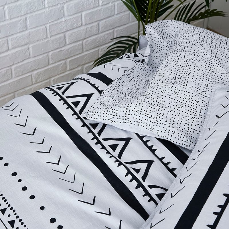 Asmara Quilt Cover Set Ivory