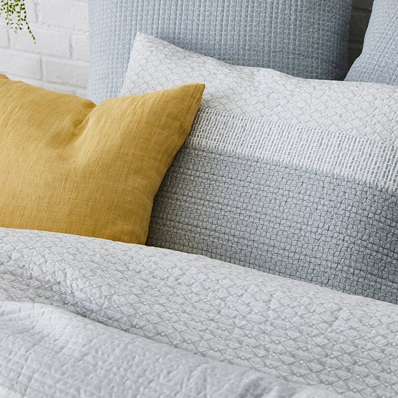 Amaranth Quilted Quilt Cover Slate