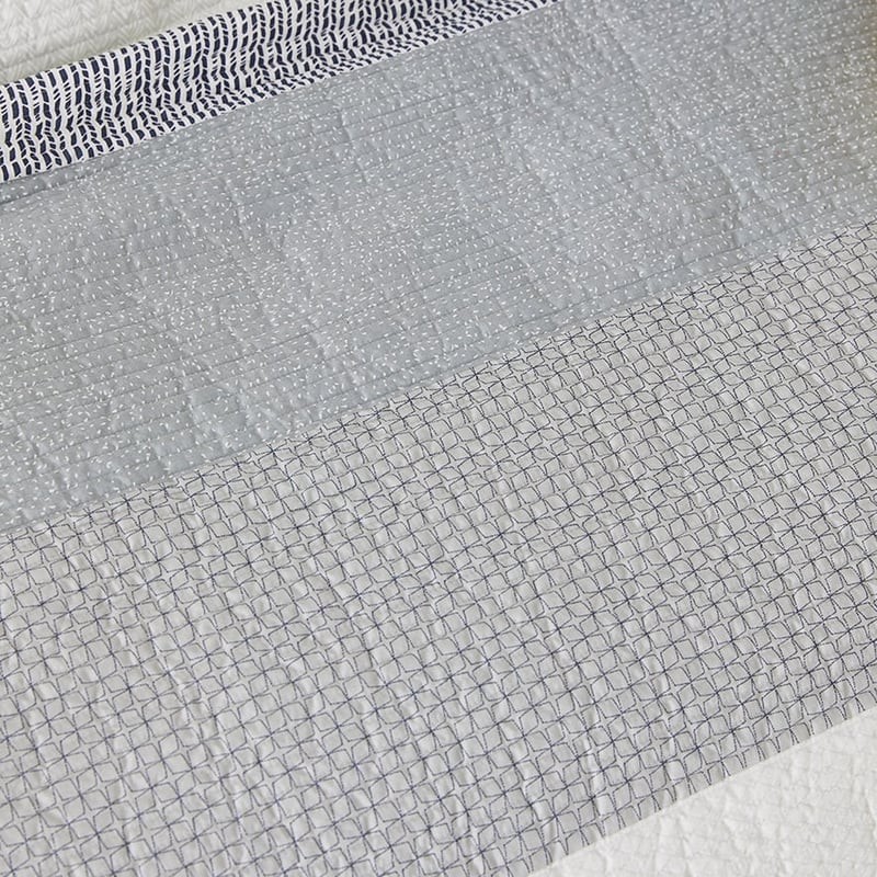 Amaranth Quilted Quilt Cover Slate