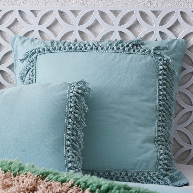 Taho Quilt Cover Set Duck Egg