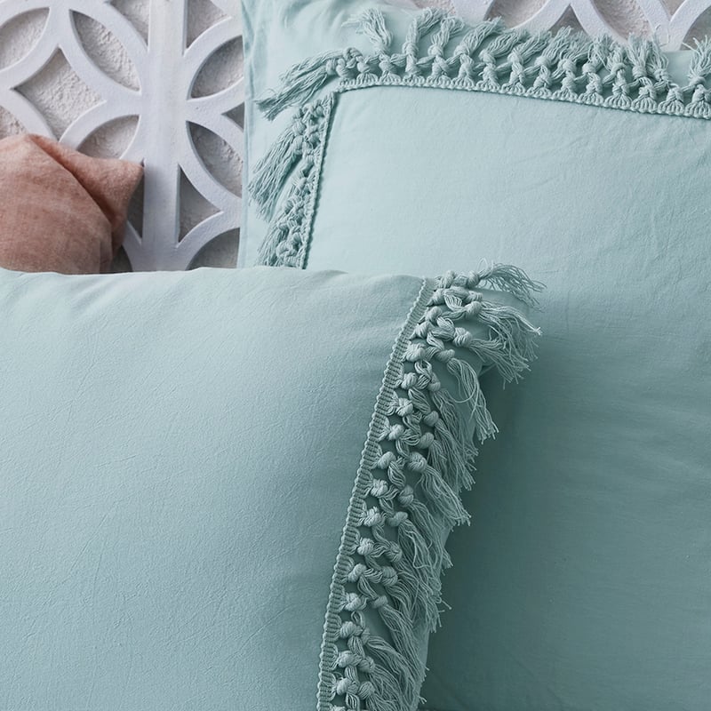 Taho Quilt Cover Set Duck Egg