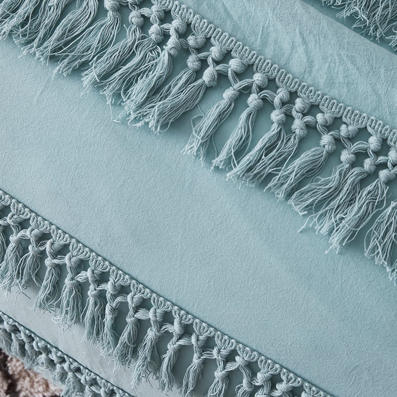Taho Quilt Cover Set Duck Egg