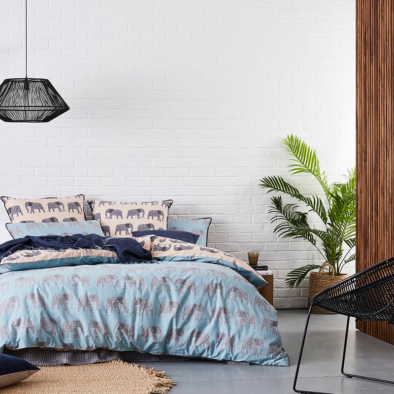 Bahati Quilt Cover Set Blush