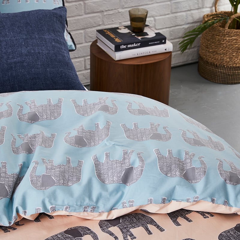 Bahati Quilt Cover Set Blush