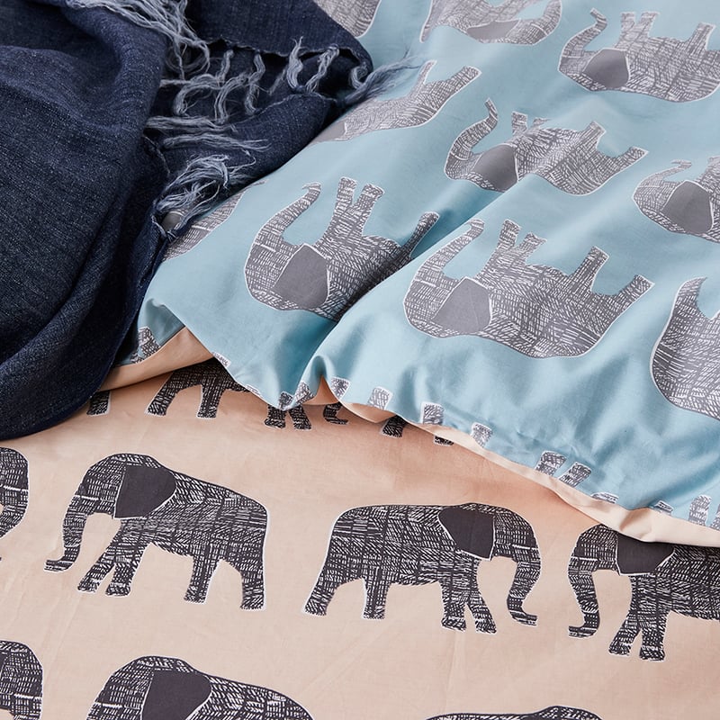 Bahati Quilt Cover Set Blush