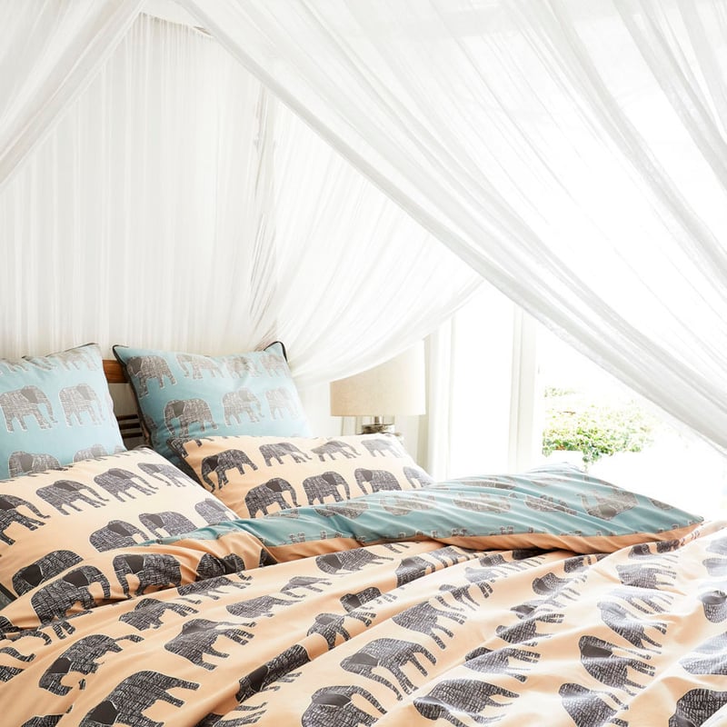 Bahati Quilt Cover Set Blush