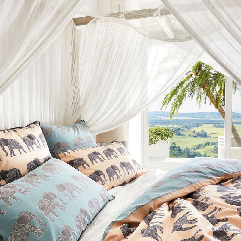 Bahati Quilt Cover Set Blush