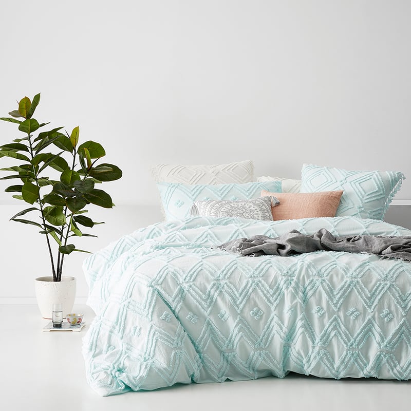 Kerela Blue Glass Quilt Cover