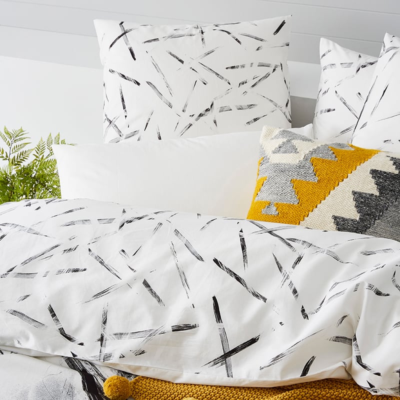 Indie Quilt Cover Set Coal