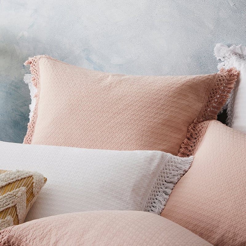 Mena Quilt Cover Blush