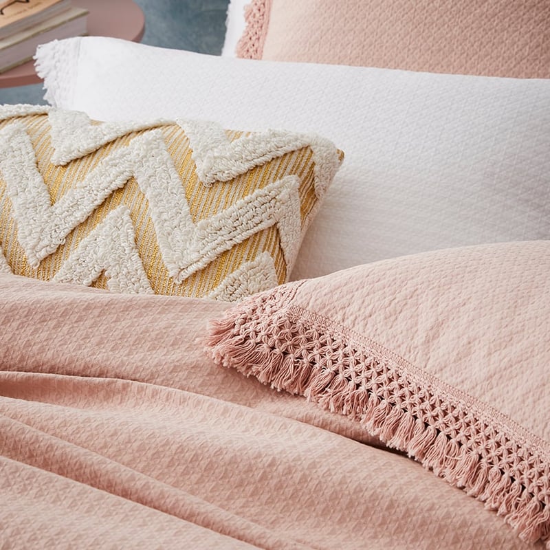 Mena Quilt Cover Blush