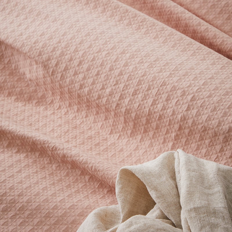 Mena Quilt Cover Blush