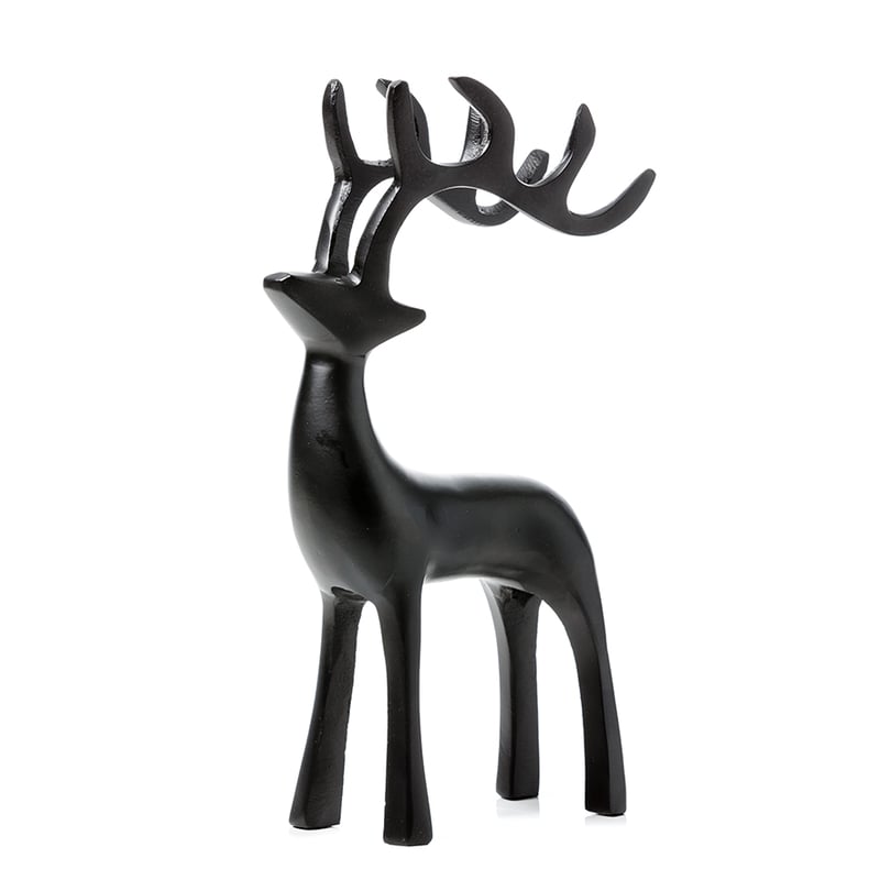 Festive Reindeers Black 