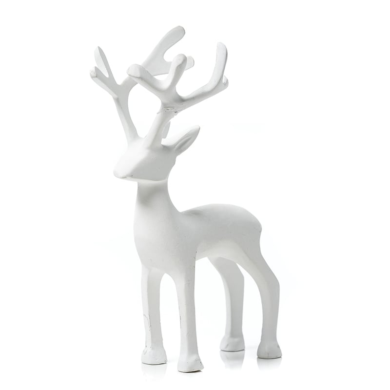 Festive Reindeers White 