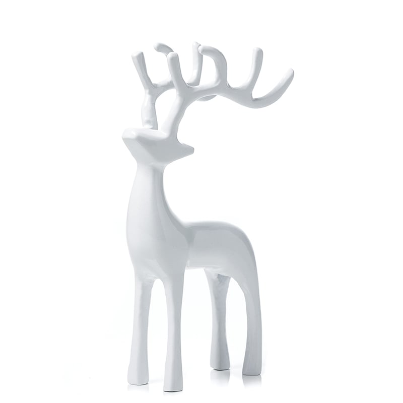 Festive Reindeers White 