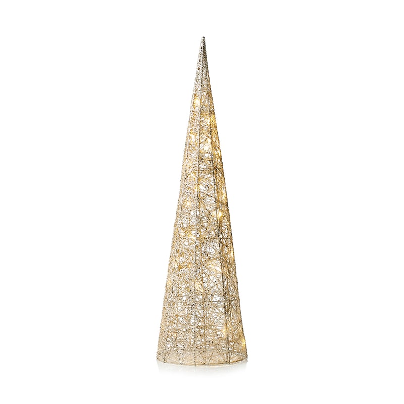 Cone Tree Lights Champagne 
