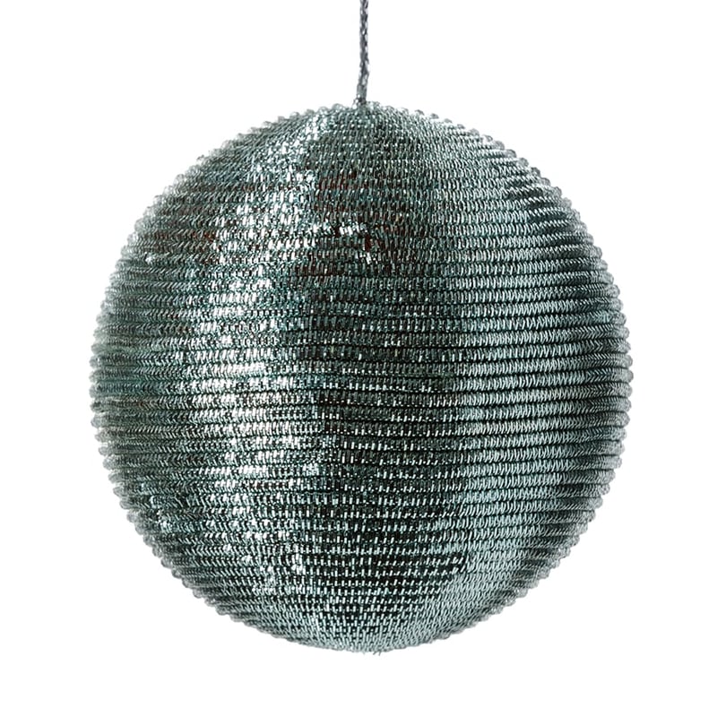 Tinsel Bauble Aqua 