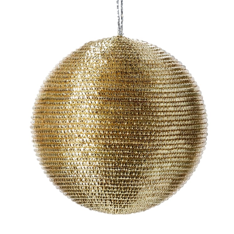 Tinsel Bauble Champagne 
