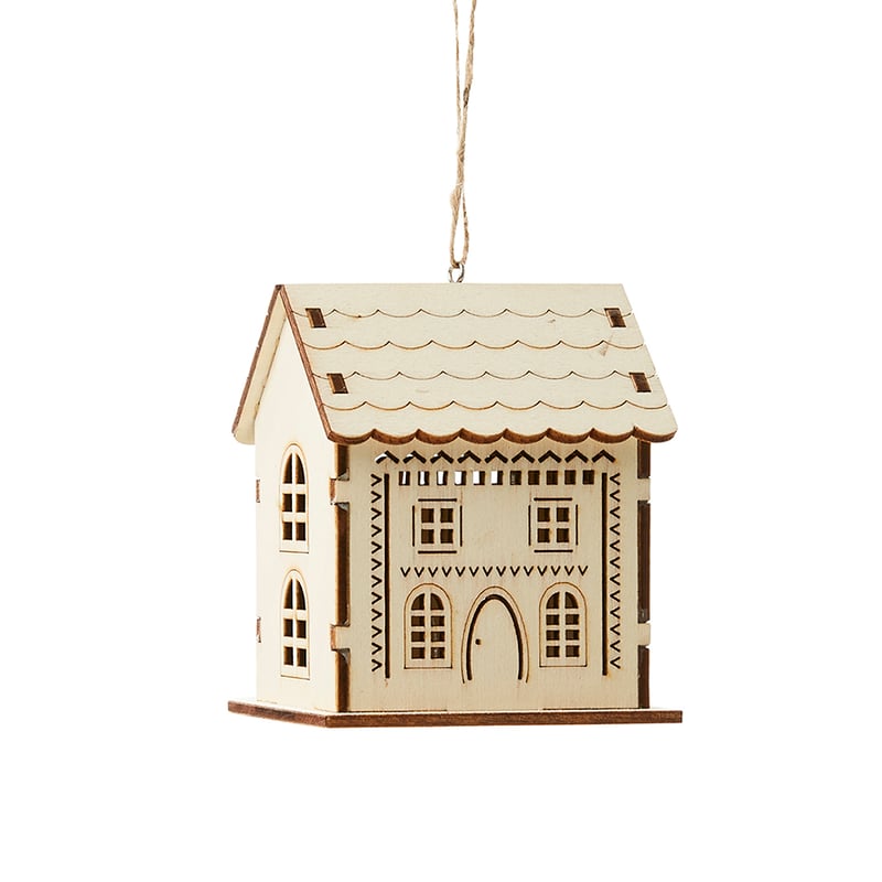 Laser Cut House Natural 