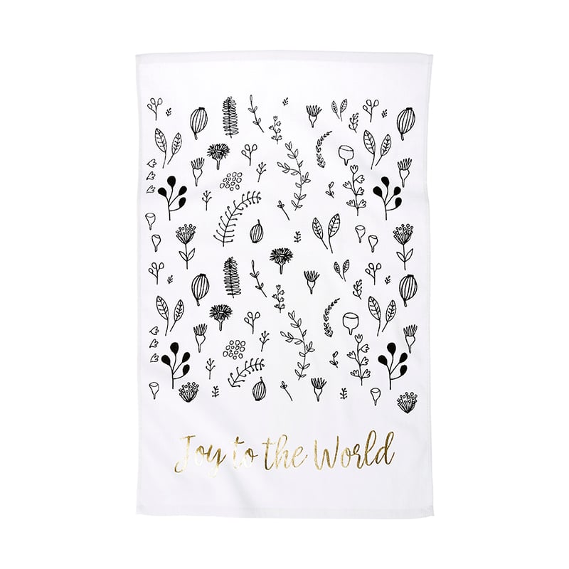 Christmas Tea Towels 'Joy to the World' Pack of 2