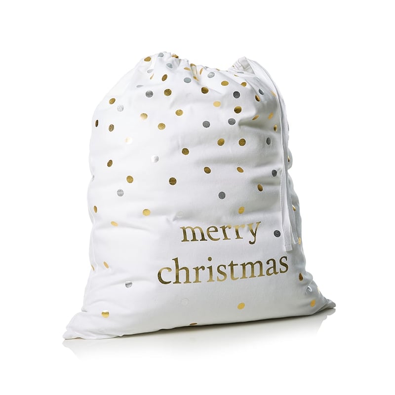 Santa Sack Metallic Dots 
