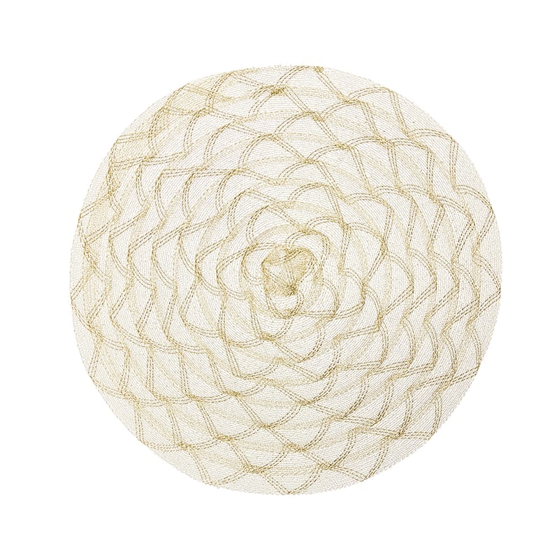 Festive Placemats Pack of 2 Gold 