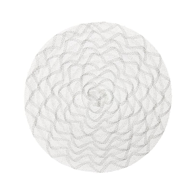 Festive Placemats Pack of 2 Silver 