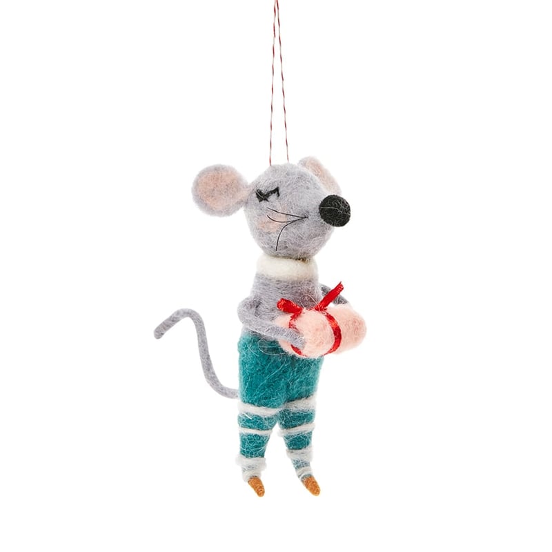Christmas Felt Decoration Mouse Gift