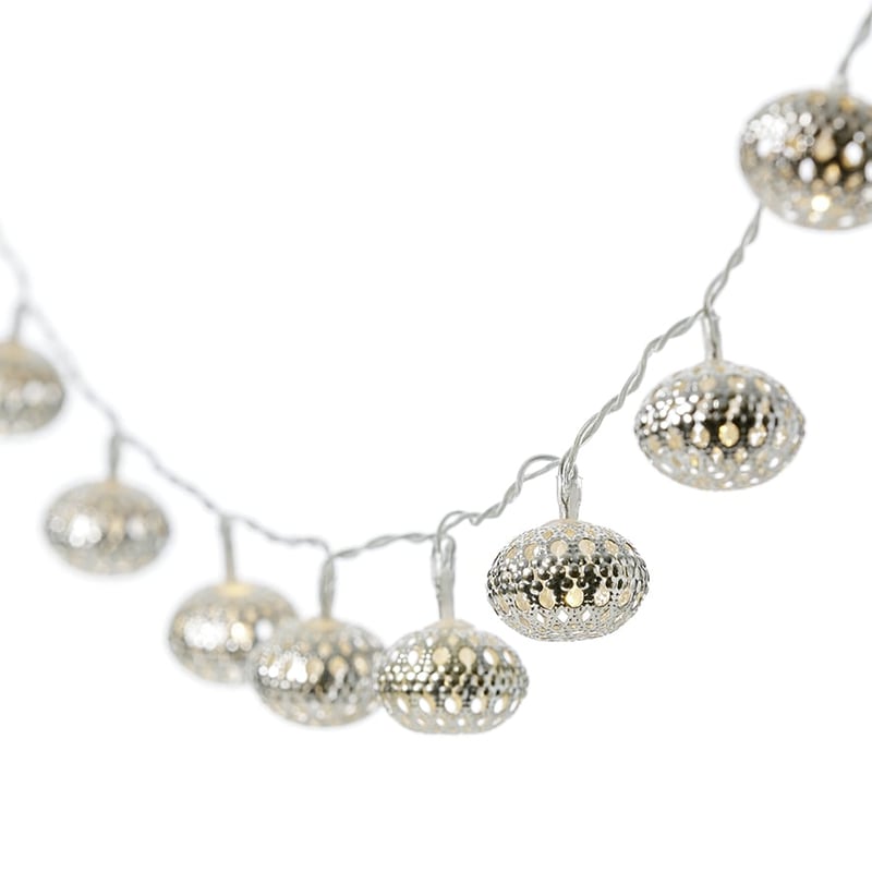 Harlequin String Lights Silver 
